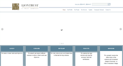 Desktop Screenshot of liontrust.com.sg